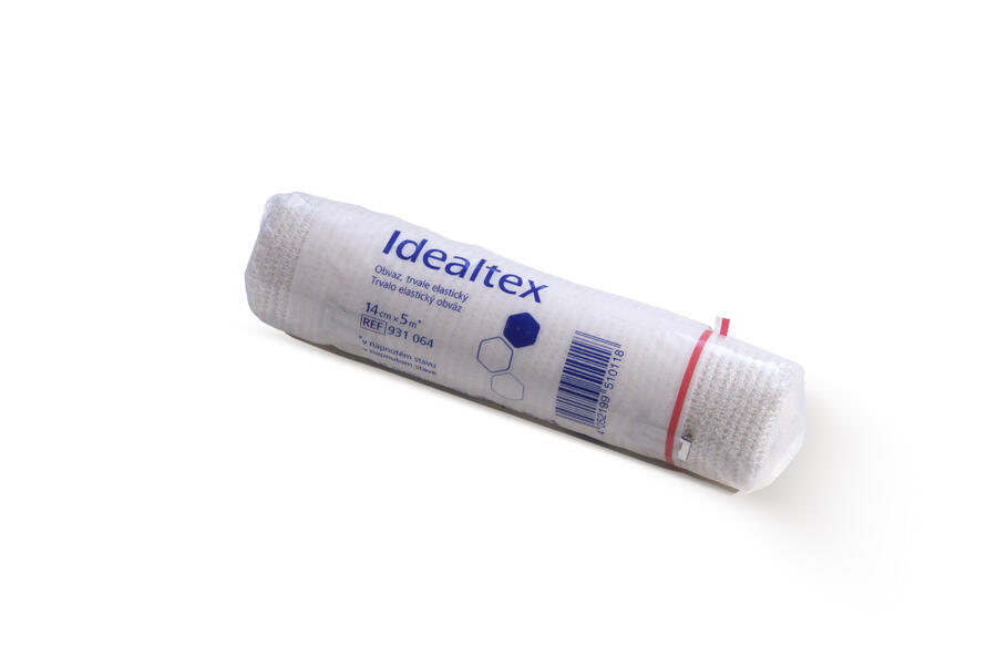 Levně Obinadlo elastické Idealtex 14 cm x 5 m