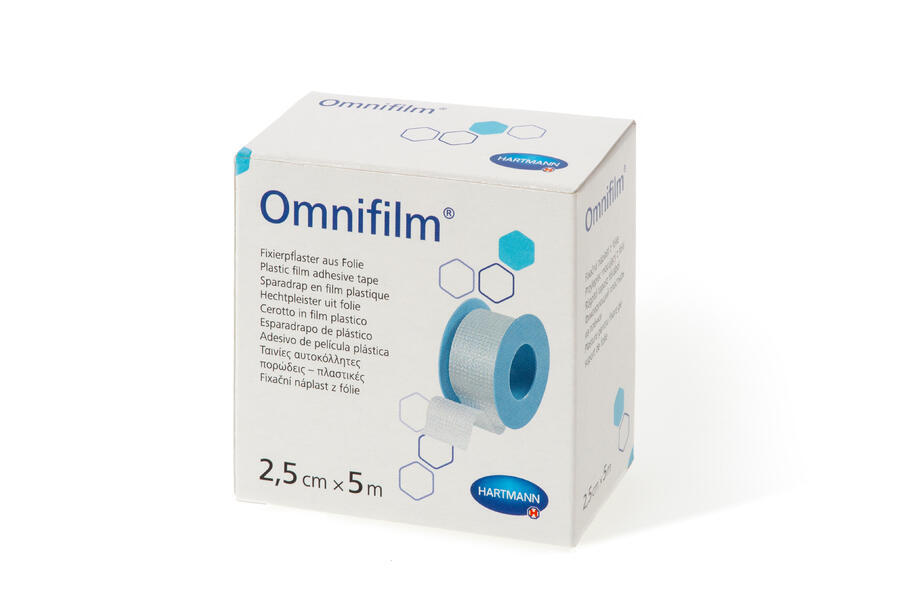 Levně Náplast fixační OMNIFILM z porézní fólie 2,5 cm x 5 m