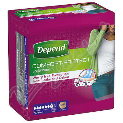 Levně Inkontinenční kalhotky Depend Normal pro ženy ženy S/M