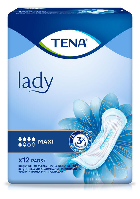 Levně TENA Lady Maxi ink.vložky 12ks 760931