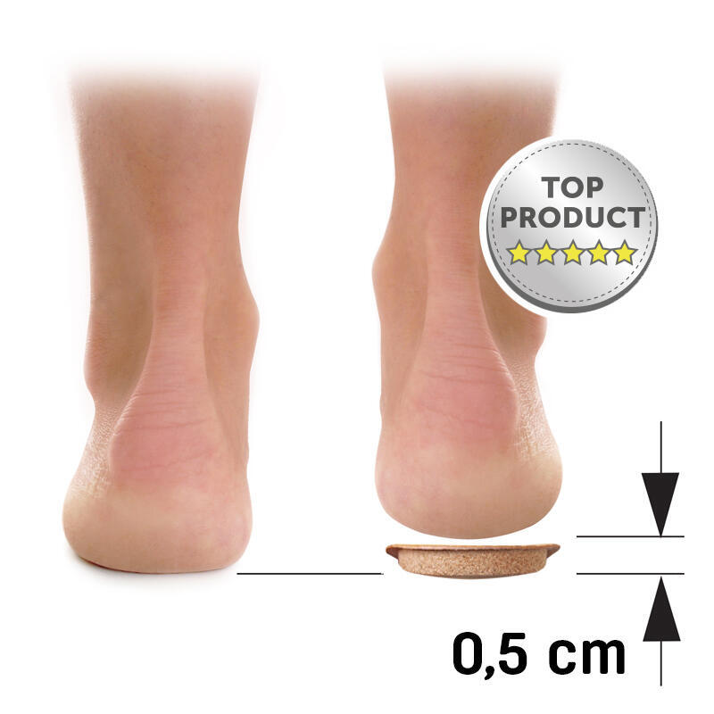 Levně Podpatěnka korekční 0,5 cm Svorto 017a 33-36
