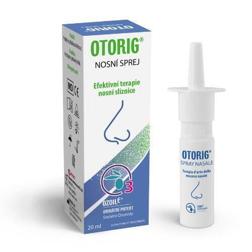 Jak vyléčit rýmu. OTORIG nosní sprej.