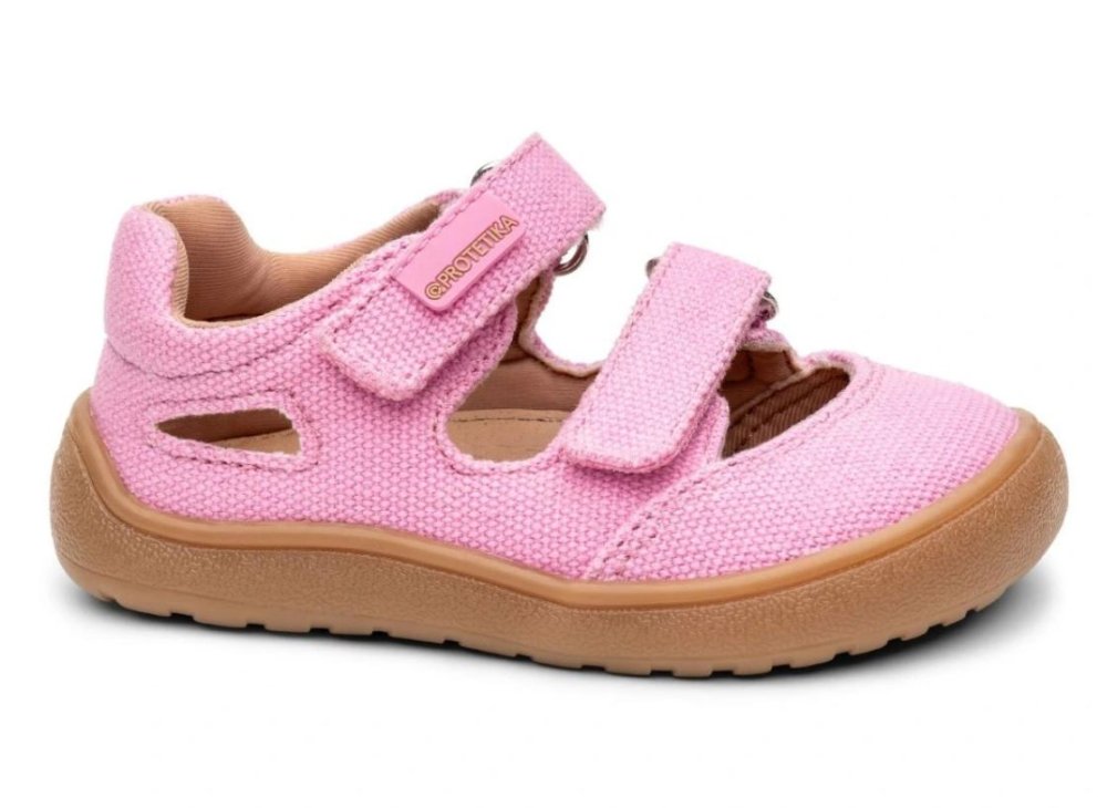 Levně Dětské barefoot sandály TAFI, Protetika růžová 28 dívky