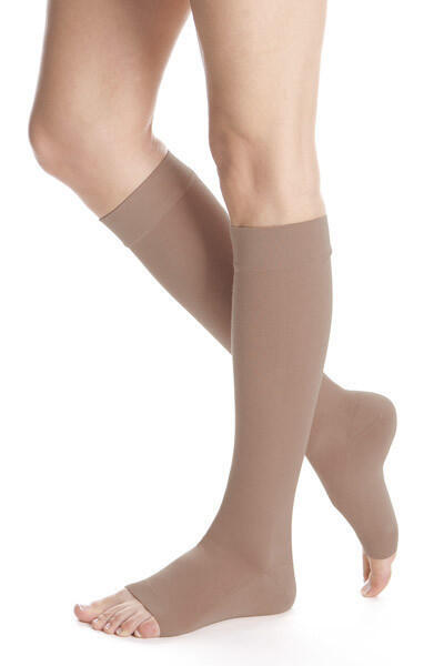 Levně Maxis BRILLANT (II. KT) - lýtkové punčochy bez špice bronzová normální 6