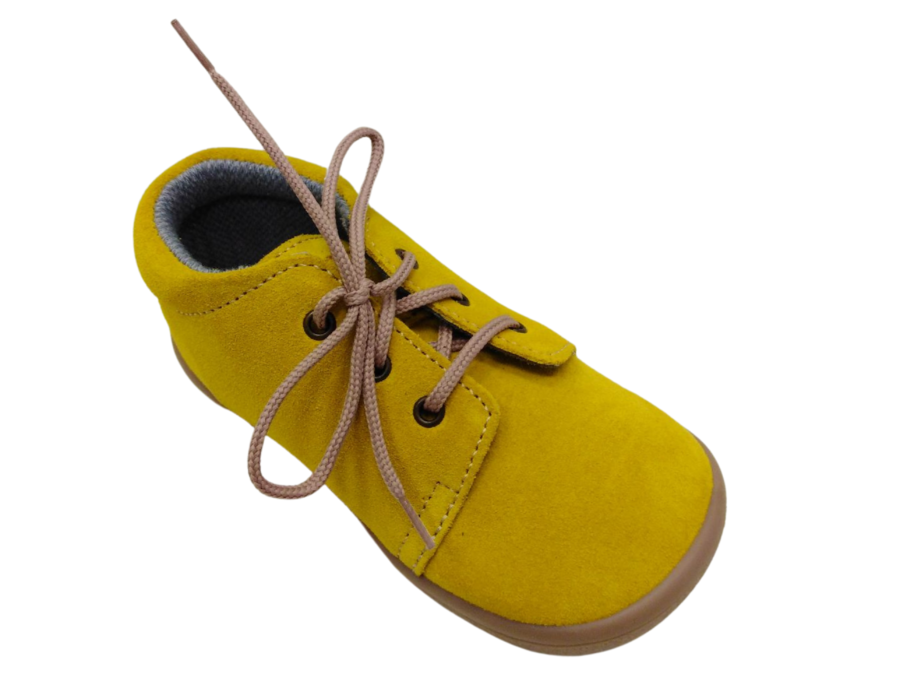 Levně Barefoot dětská obuv MAURO, Beda žlutá 24 unisex