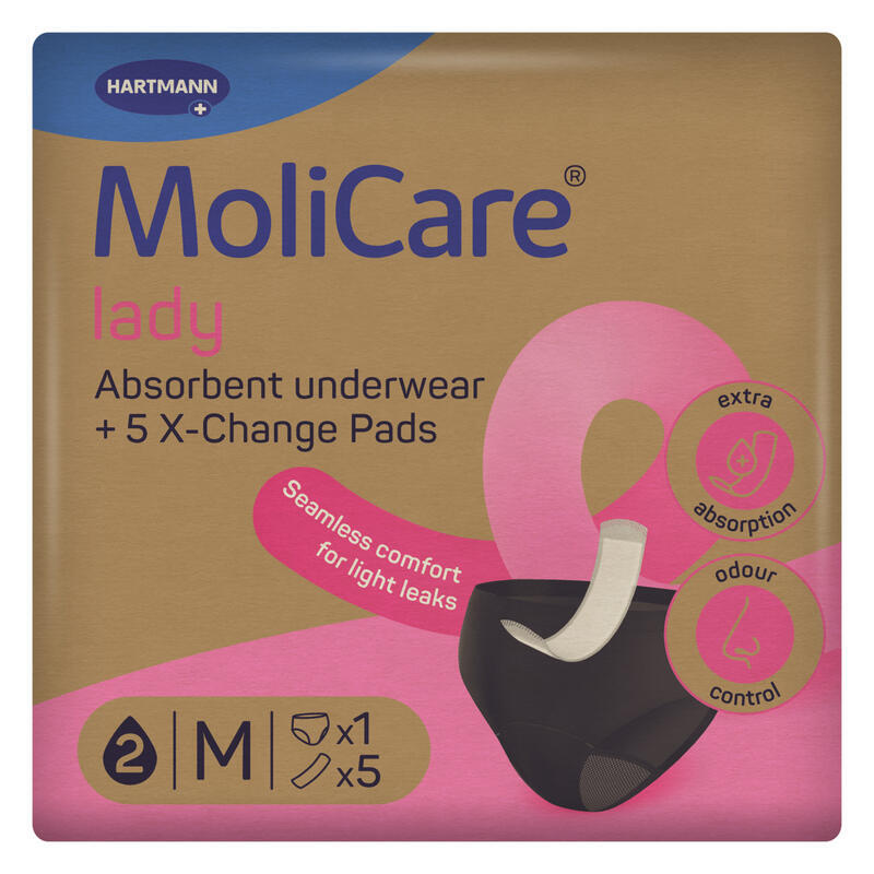 Levně Absorbční prádlo Molicare LADY 1 ks + vložky X-Change 5 ks M