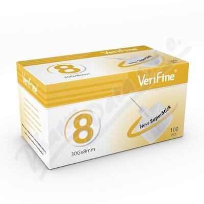 Levně Jehly VERIFINE8 30G 0.30x8mm 100 ks