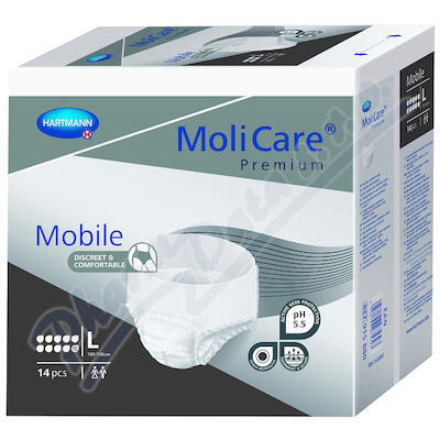 Levně Absorpční kalhotky MoliCare Mobile 10 kapek L