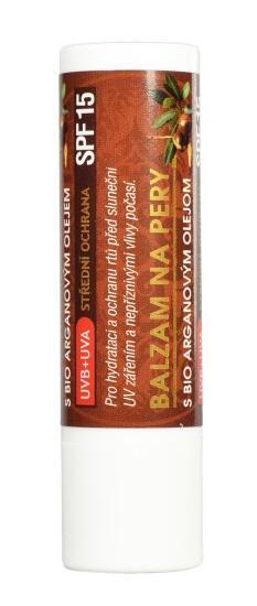 Levně Balzám na rty s arganovým olejem SPF15