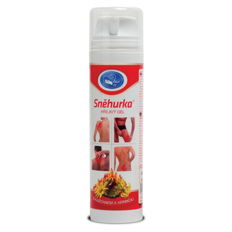 Levně Sněhurka hřejivý gel s kaštanem a arnikou 200ml
