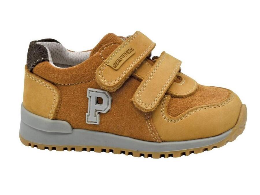 Levně Dětská celoroční obuv REDLY BEIGE, Protetika béžová 23 chlapci