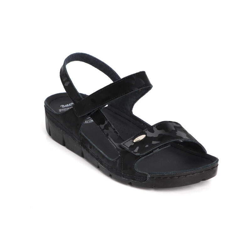 Levně Dámské zdravotní sandály MIRI black camouflage, Batz černá 37 ženy