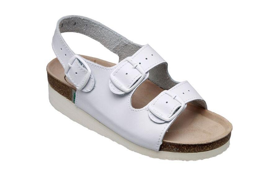 Levně Dámské zdravotní sandály 1398/31, Santé bílá 37 ženy