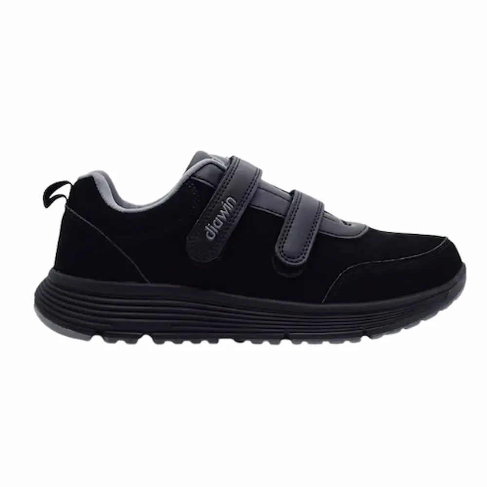 Levně Diabetická obuv PIANO BLACK, Diawin černá 47 unisex XL