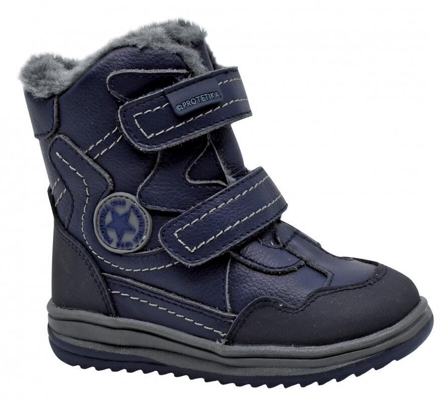 Levně Chlapecká zimní obuv ANTONI denim, Protetika modrá 20 chlapci