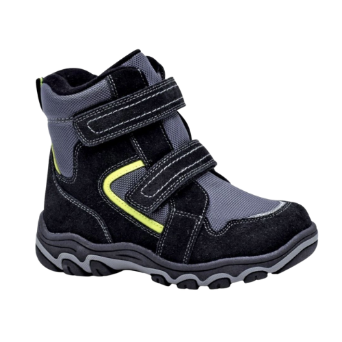 Levně ERLAND Black Děts. zimní obuv, vel.34