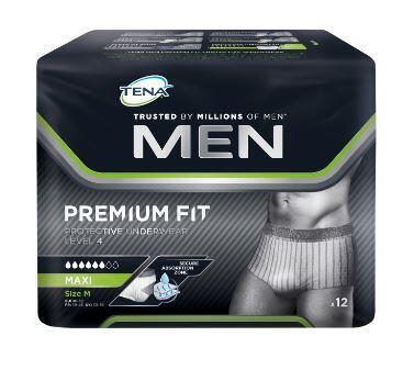 Levně TENA Men PU Maxi - inkontinenční kalh. pro muže muži S/M