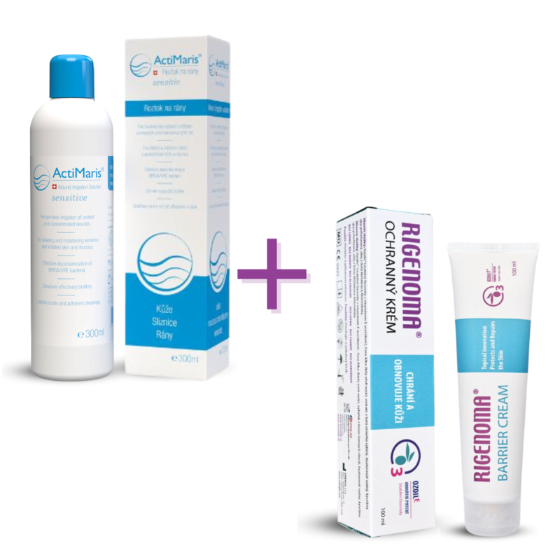 Levně Sada na hojení zánětů pokožky (dermatitid)
