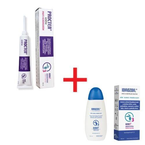 Levně Sada na hemoroidy PROCTEN + IDROZOIL