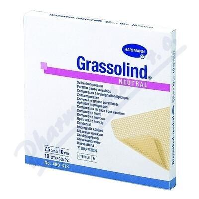 Levně Mastný tyl sterilní Grassolind neutral 10 ks 7,5 x 10 cm