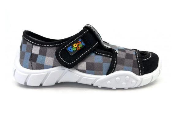 Levně Chlapecké papuče MI/018 DK, Peon mix 28 chlapci