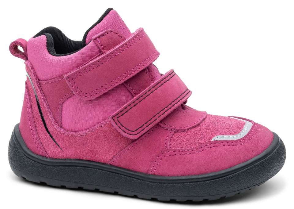 Levně Dívčí barefoot obuv BANET fuxia, Protetika růžová 33 dívky