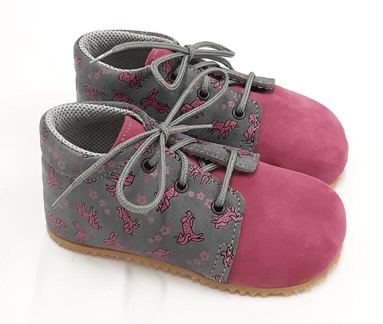 Levně Barefoot dětské capáčky REBECCA, Beda růžová 20 dívky