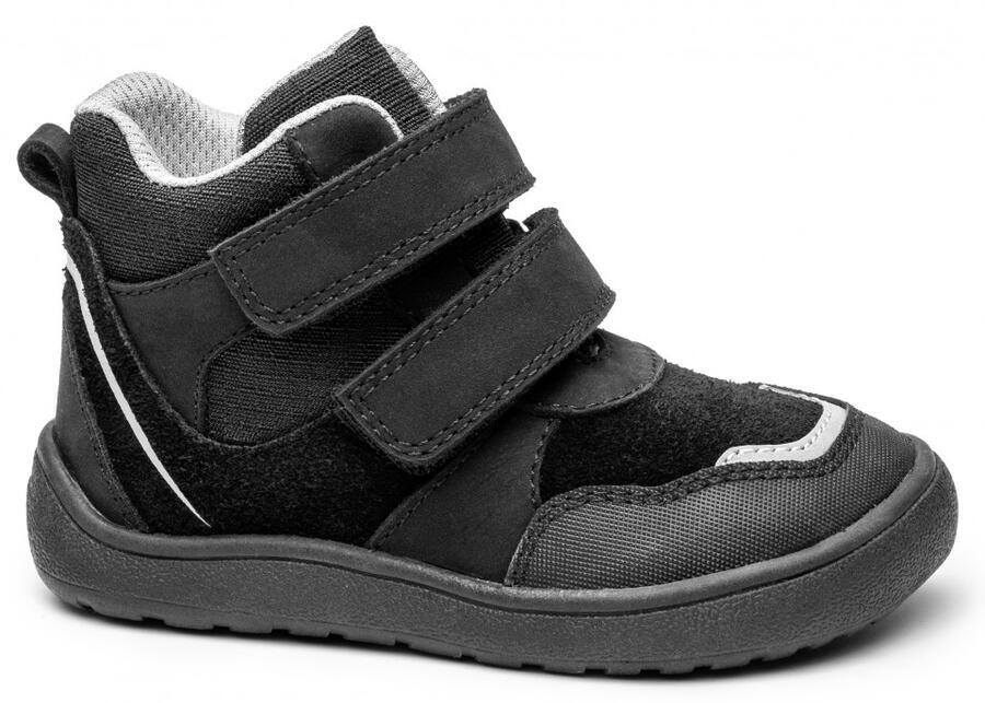Levně Barefoot obuv BANET BLACK, Protetika černá 23 chlapci