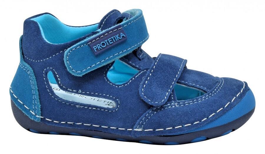 Levně FLIP BLUE dětská barefoot obuv, Protetika modrá 19 chlapci