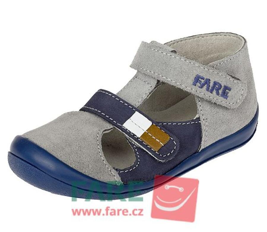 Levně Dětské sandálky 868361, FARE šedá 23 chlapci