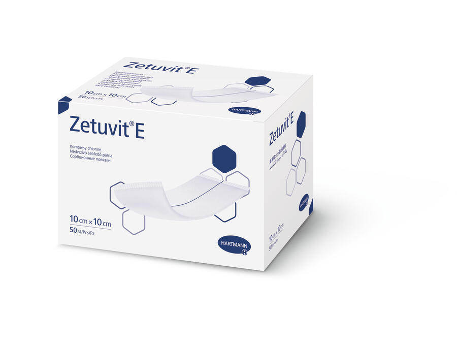 Levně Kompres Zetuvit E nesterilní 10x10cm 50ks