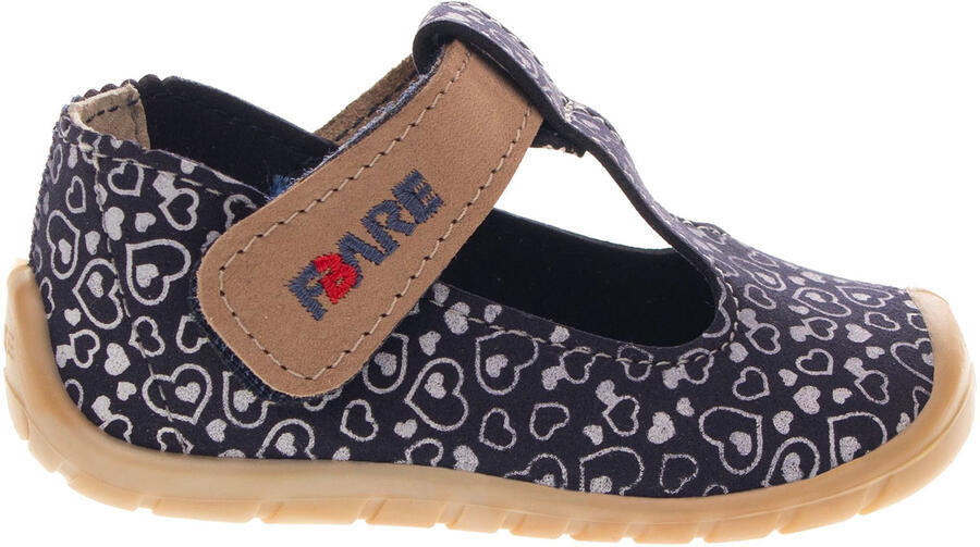 Levně Dívčí barefoot sandály 5062203A, FARE modrá 19 dívky